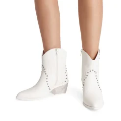 Studded Chic Cowgirl Ankle Boots