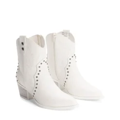 Studded Chic Cowgirl Ankle Boots