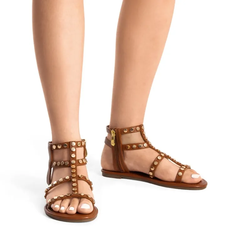 Studded Gladiator Sandals