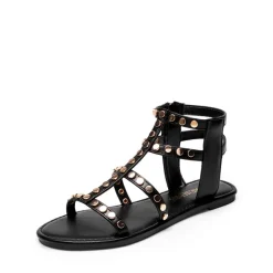 Studded Gladiator Sandals