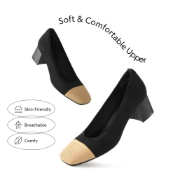 Stylish Block Heel Pumps