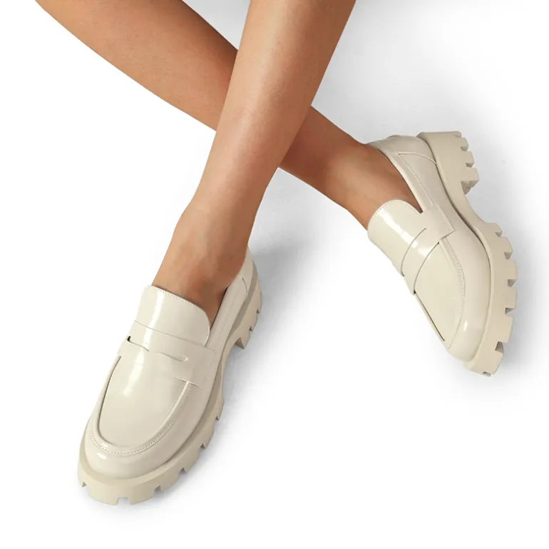 Supportive Chunky Penny Loafers