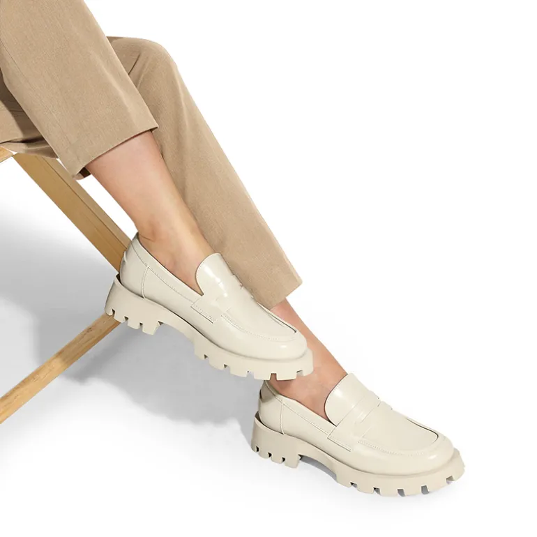 Supportive Chunky Penny Loafers