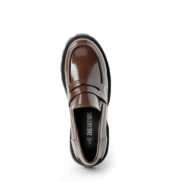 Supportive Chunky Penny Loafers