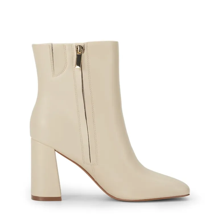 Suqare-Toe Block Heel Ankle Boots