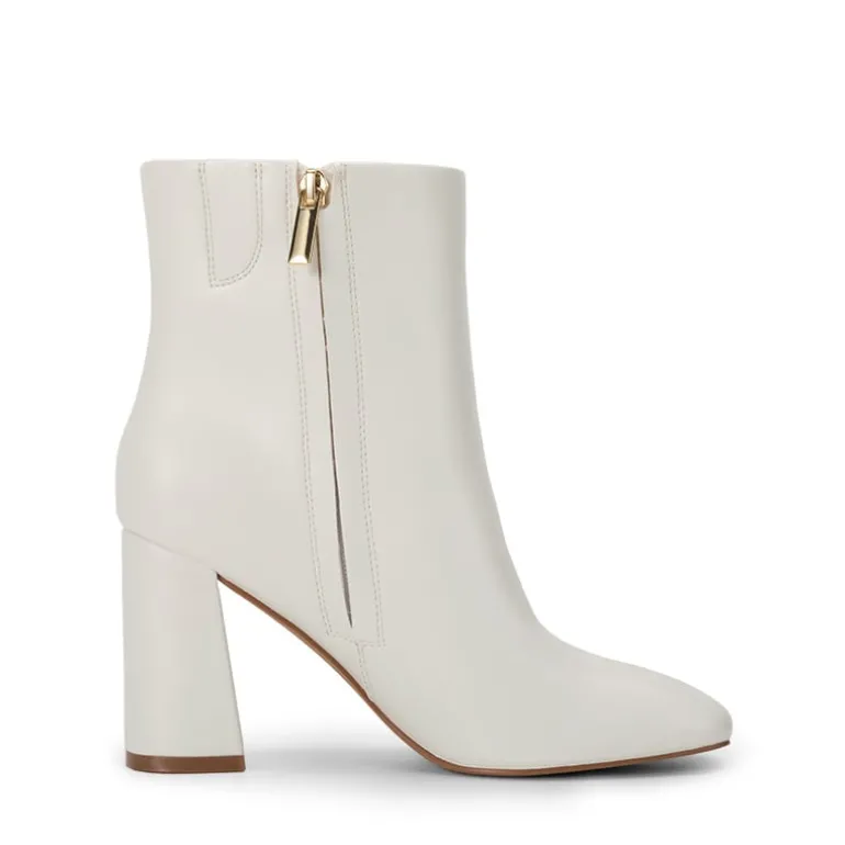 Suqare-Toe Block Heel Ankle Boots