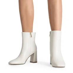 Suqare-Toe Block Heel Ankle Boots