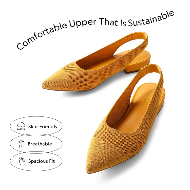 Sustainable Chic Slingback Flats