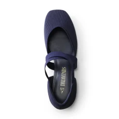 Sustainable Criss Cross Knit Ballet Flats