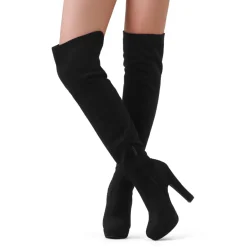 Thigh High Chunky Platform Boots