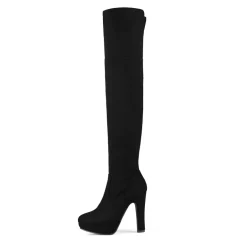 Thigh High Chunky Platform Boots