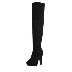 Thigh High Chunky Platform Boots