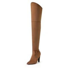 Thigh High Heeled Boots