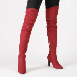 Thigh High Heeled Boots
