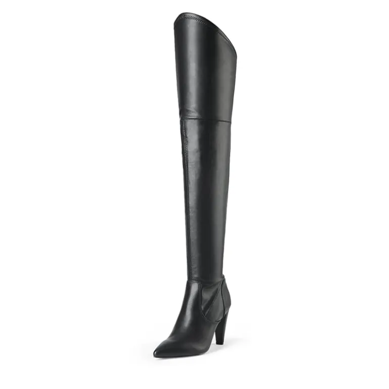Thigh High Heeled Boots