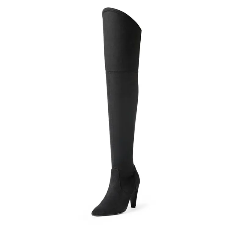 Thigh High Heeled Boots