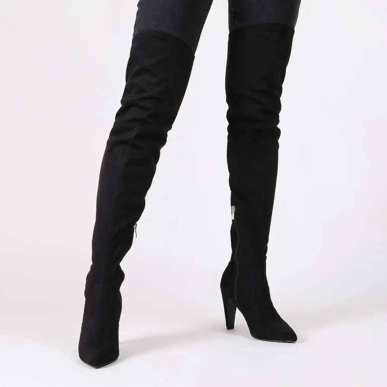 Thigh High Heeled Boots