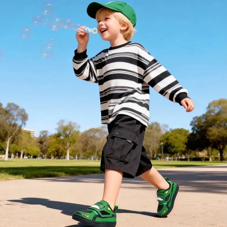 Toddler Boys’ Shoes with Hook-and-Loop Closure