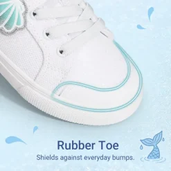 Toddler Girls’ Protective Rubber Toe Sneakers