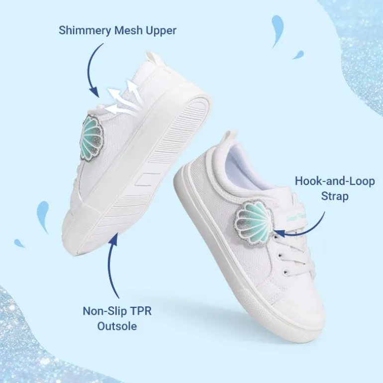 Toddler Girls’ Protective Rubber Toe Sneakers