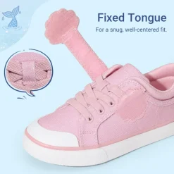 Toddler Girls’ Protective Rubber Toe Sneakers