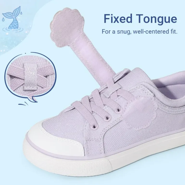 Toddler Girls’ Protective Rubber Toe Sneakers