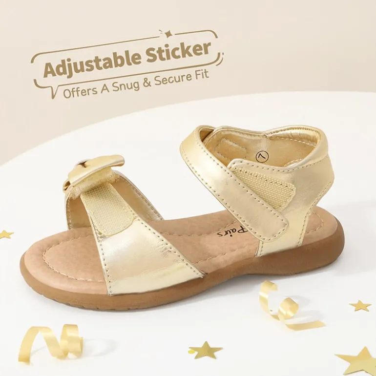 Toddler Girls' Summer Bow Sandals