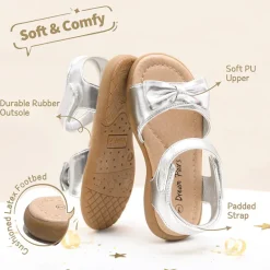 Toddler Girls' Summer Bow Sandals