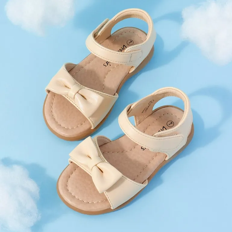 Toddler Girls' Summer Bow Sandals