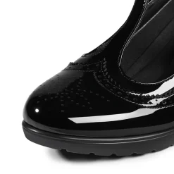 T-Strap Round Toe Pumps