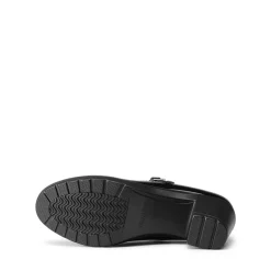 T-Strap Round Toe Pumps