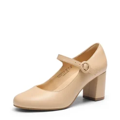 Vegan Leather Mary Jane Pumps