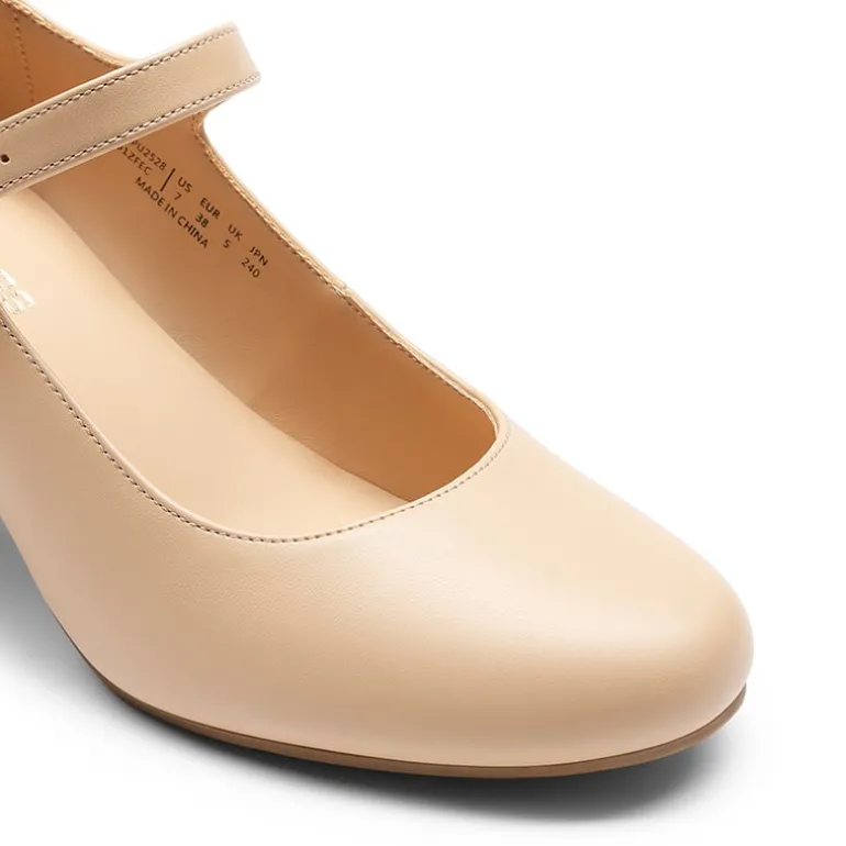 Vegan Leather Mary Jane Pumps