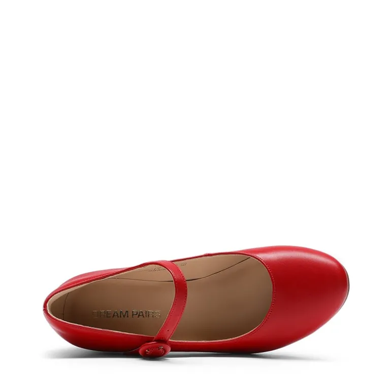 Vegan Leather Mary Jane Pumps