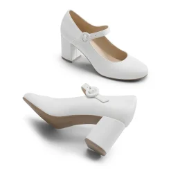 Vegan Leather Mary Jane Pumps