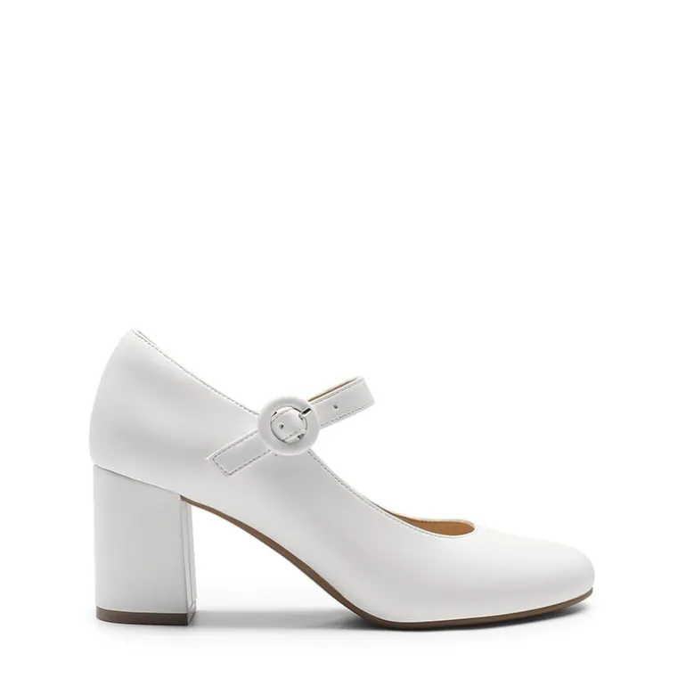 Vegan Leather Mary Jane Pumps