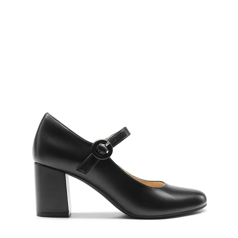 Vegan Leather Mary Jane Pumps