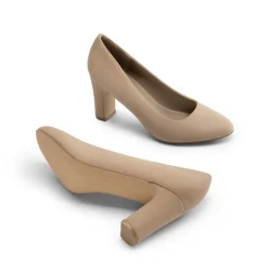 Versatile Classic Round Toe Block Heel Pumps