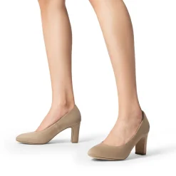Versatile Classic Round Toe Block Heel Pumps