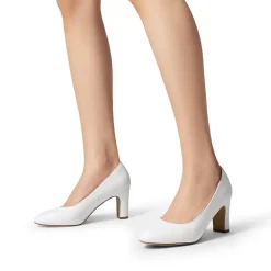 Versatile Classic Round Toe Block Heel Pumps