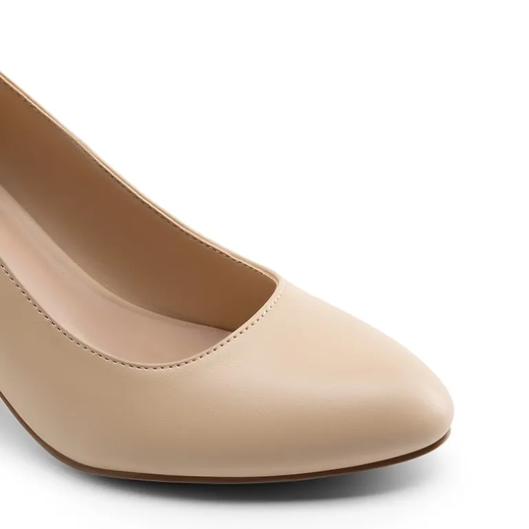 Versatile Classic Round Toe Block Heel Pumps
