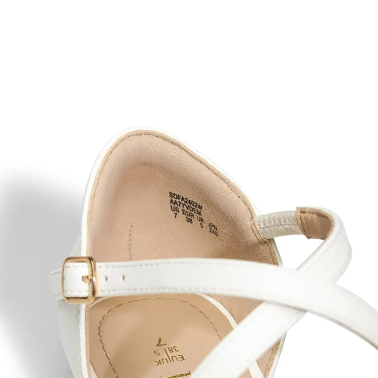 V-shaped Cutout Low Wedge Flats