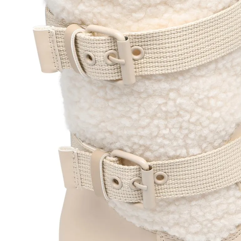 Waterproof Fur Lining Mid Calf Snow Boots