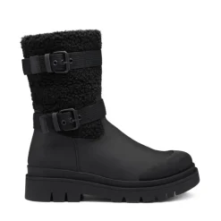 Waterproof Fur Lining Mid Calf Snow Boots