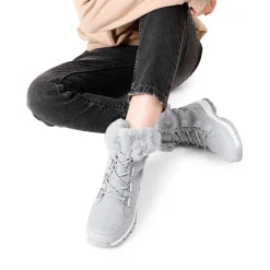 Waterproof Lace-Up Winter Snow Boots