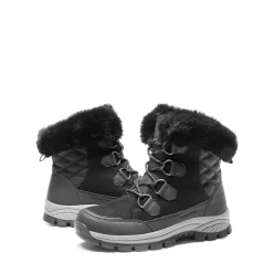 Waterproof Lace-Up Winter Snow Boots