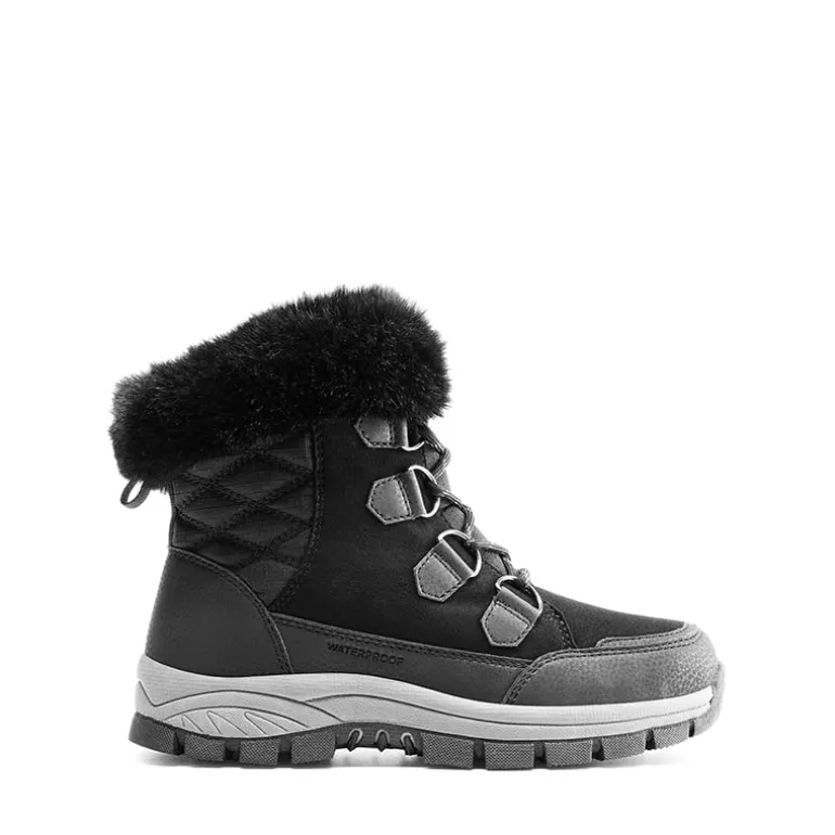 Waterproof Lace-Up Winter Snow Boots