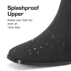 Water-Resistant Block Heel Knee High Boots