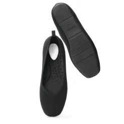 Water-Resistant Square-Toe Flats