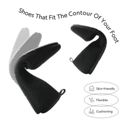 Water-Resistant Square-Toe Flats